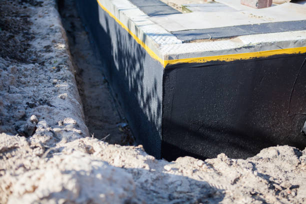 Residential Waterproofing installation at a Forest Hill, MD home by SJ Waterproofing Pros